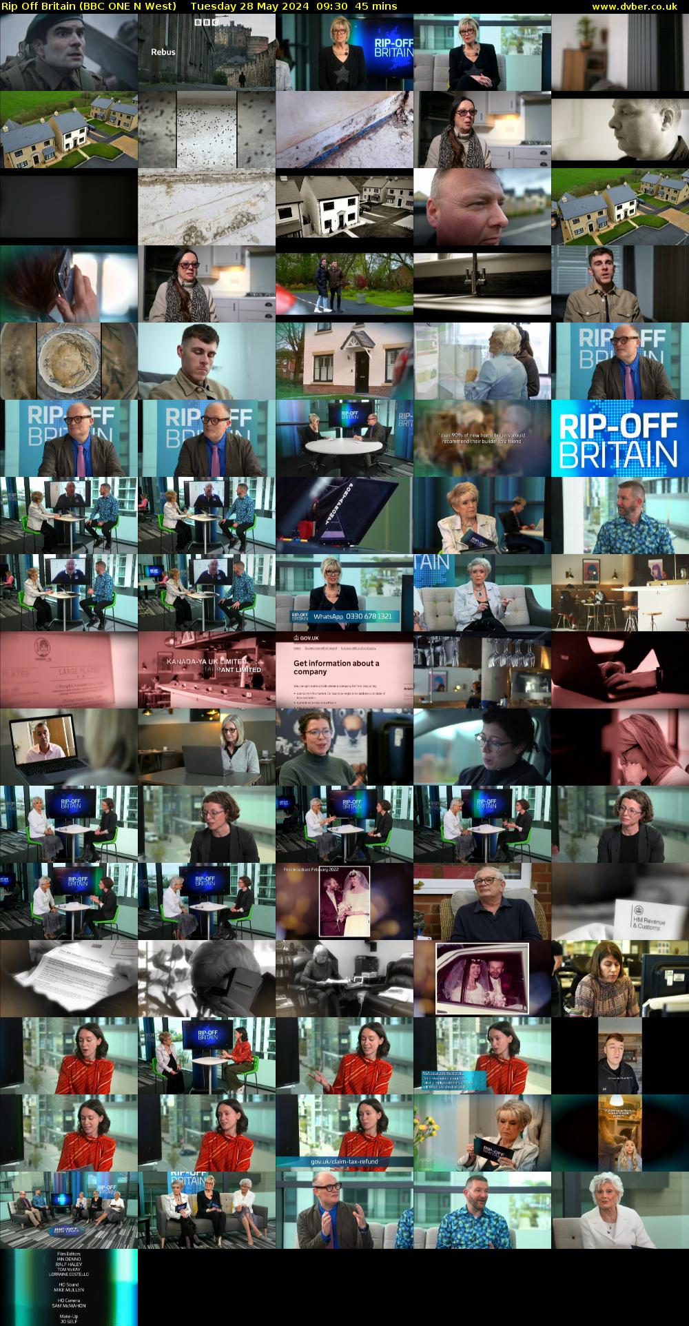 Rip Off Britain (BBC ONE N West) Tuesday 28 May 2024 09:30 - 10:15