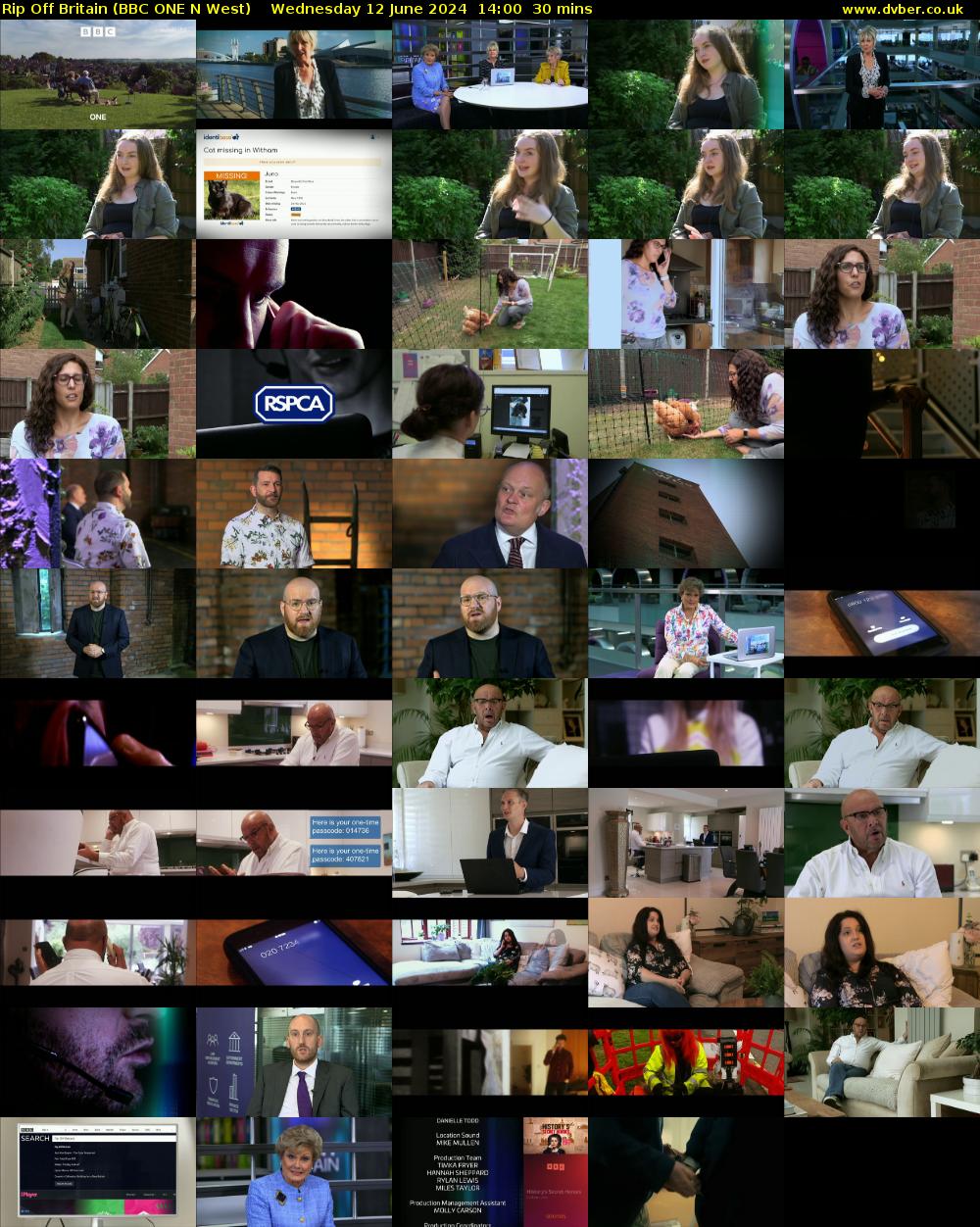 Rip Off Britain (BBC ONE N West) Wednesday 12 June 2024 14:00 - 14:30