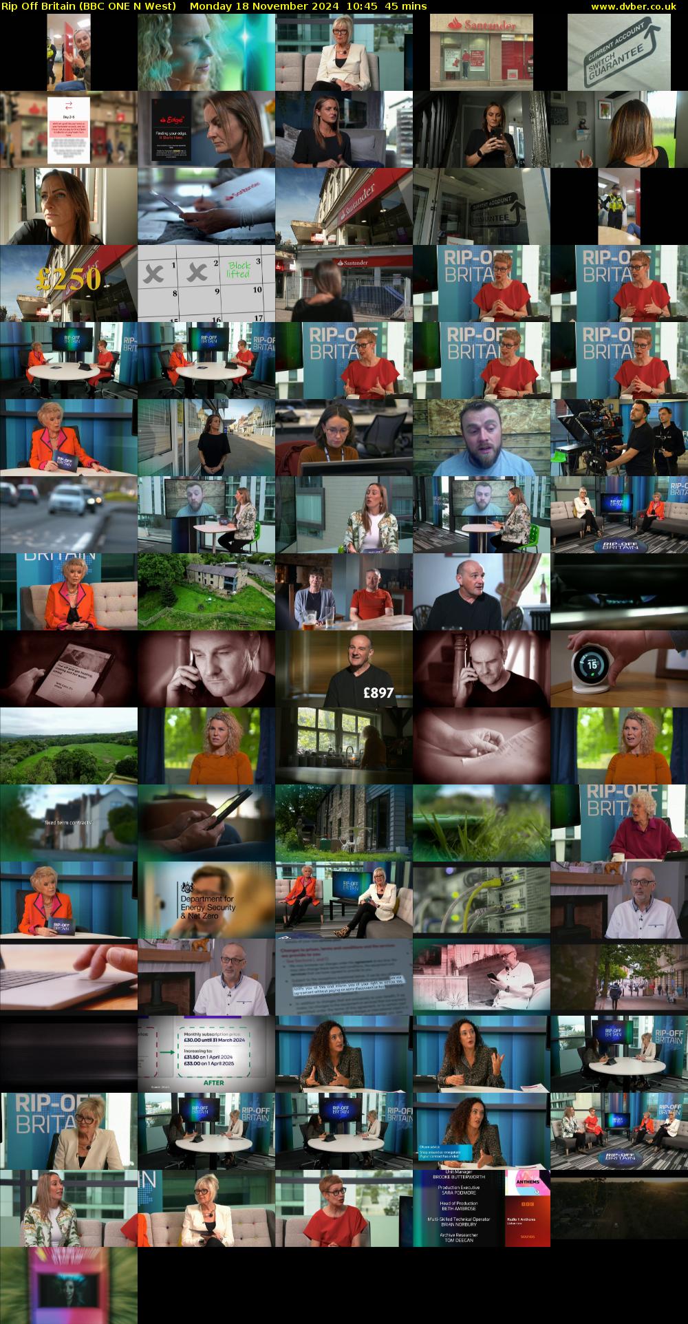 Rip Off Britain (BBC ONE N West) Monday 18 November 2024 10:45 - 11:30