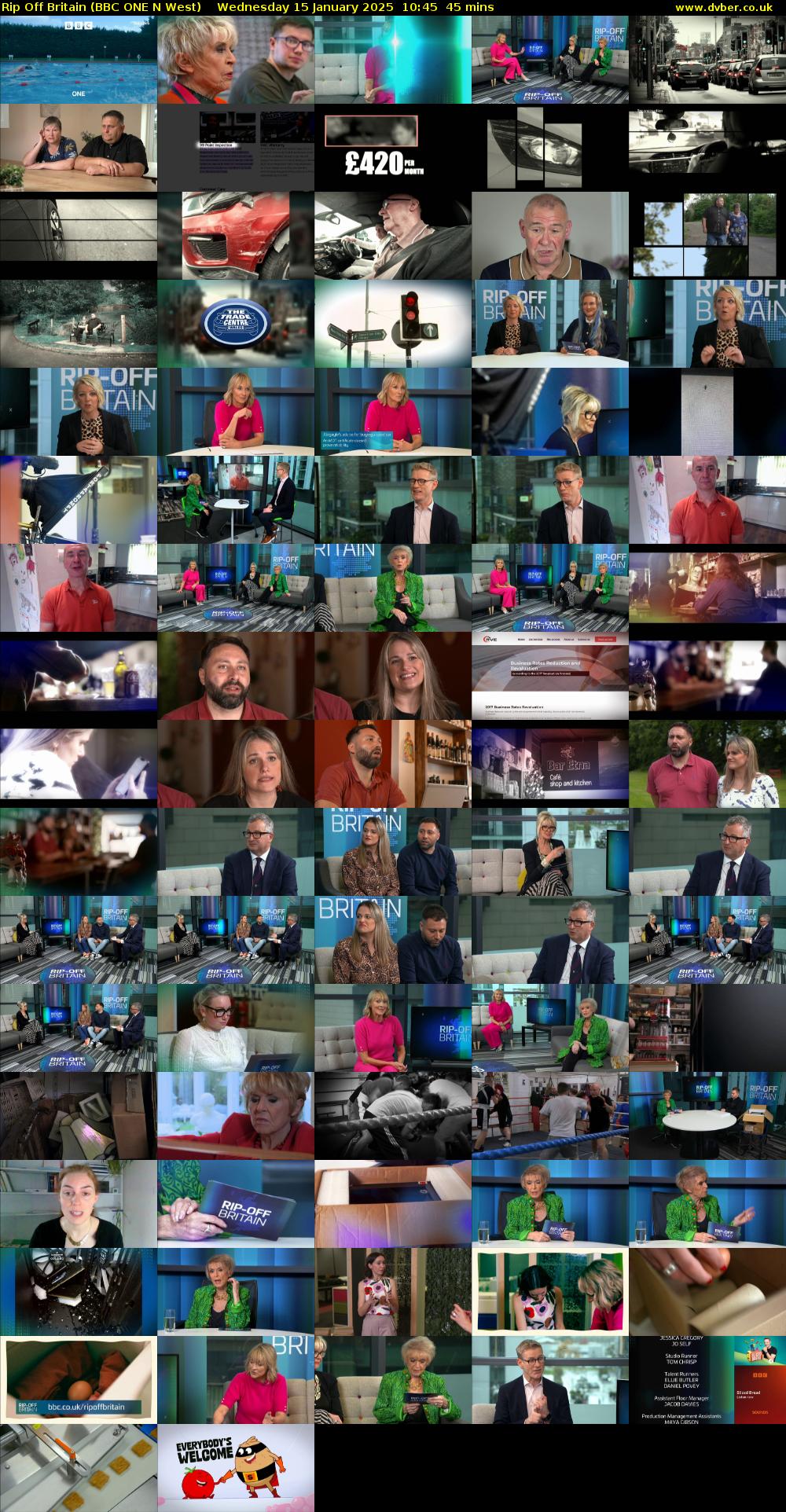 Rip Off Britain (BBC ONE N West) Wednesday 15 January 2025 10:45 - 11:30