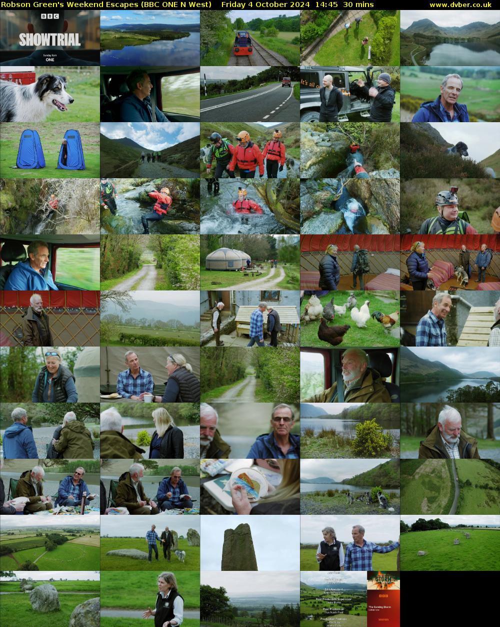 Robson Green's Weekend Escapes (BBC ONE N West) Friday 4 October 2024 14:45 - 15:15