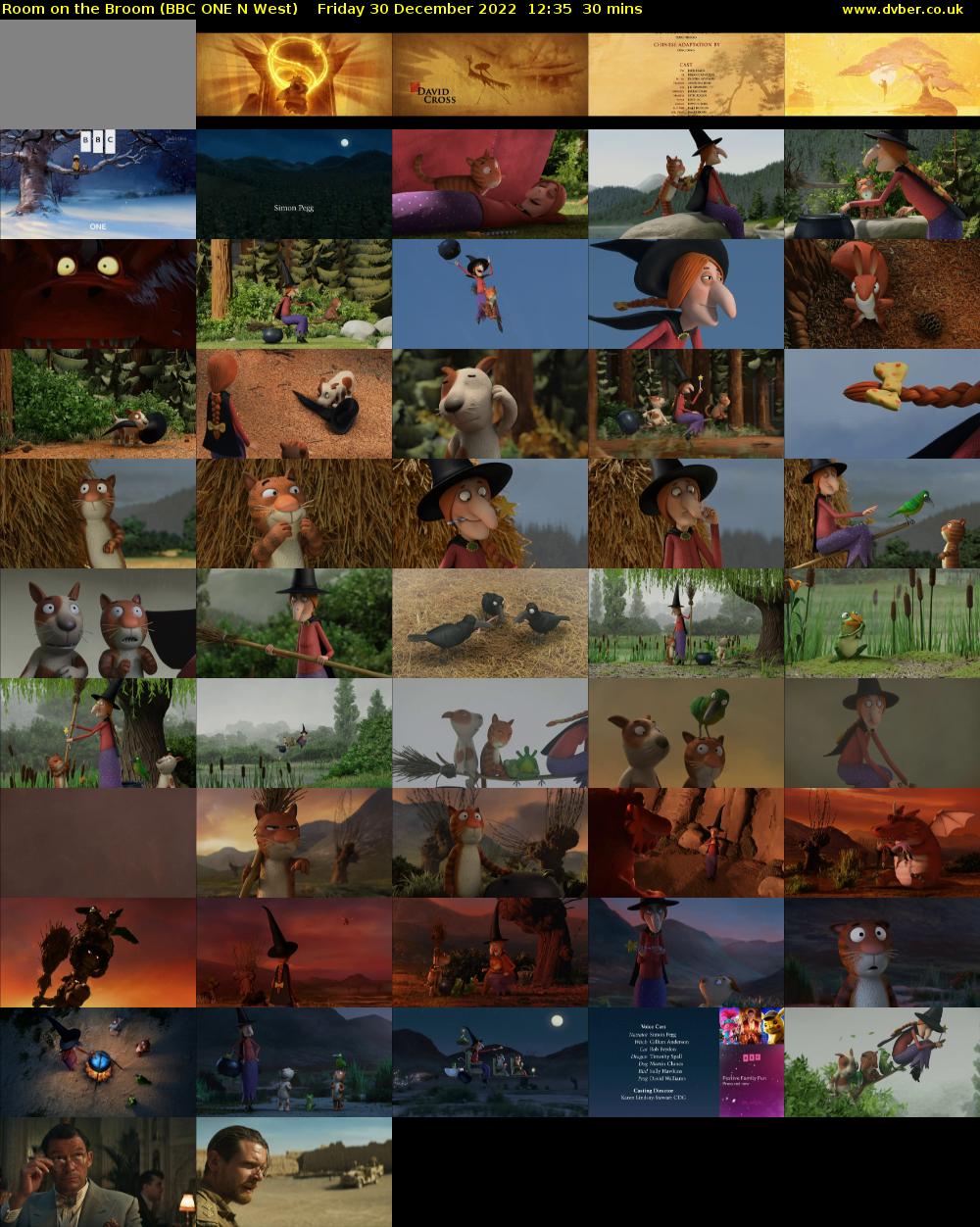 Room on the Broom (BBC ONE N West) Friday 30 December 2022 12:35 - 13:05