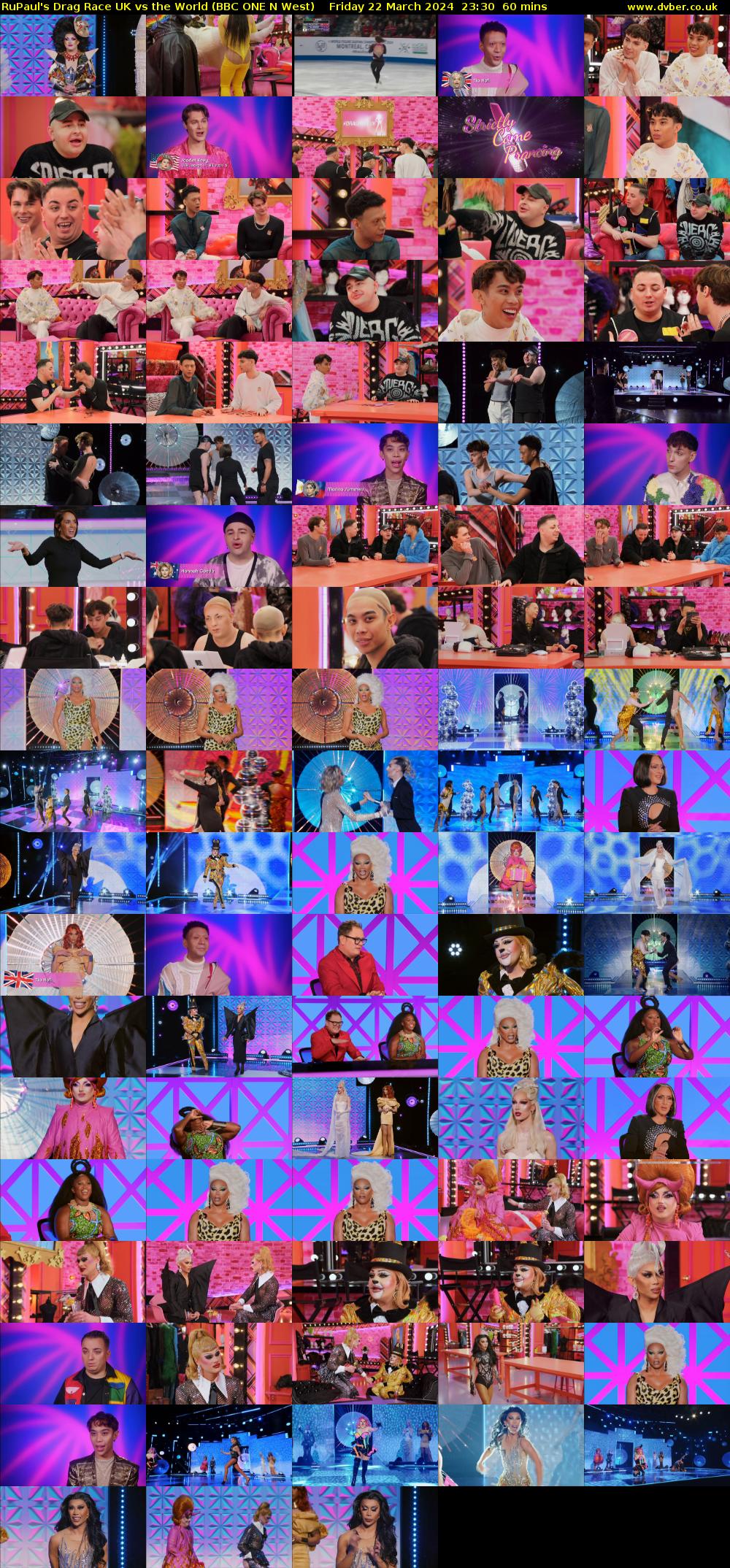 RuPaul's Drag Race UK vs the World (BBC ONE N West) Friday 22 March 2024 23:30 - 00:30