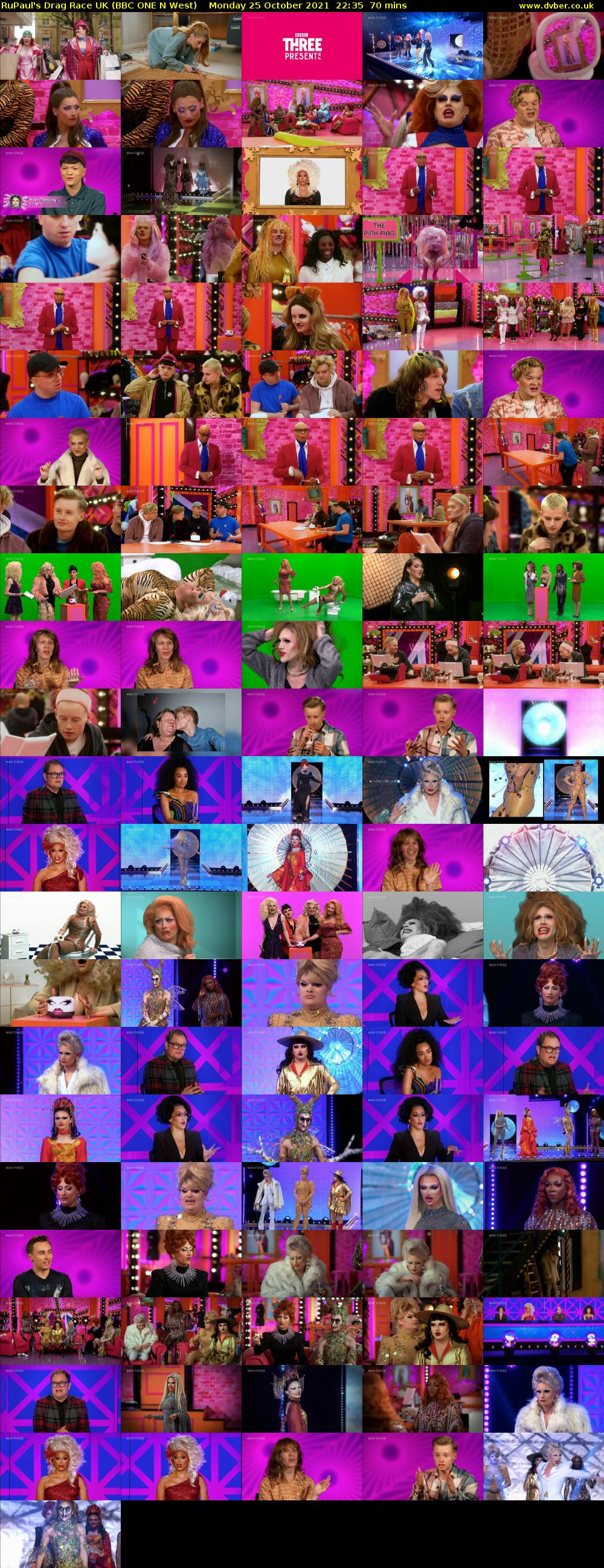 RuPaul's Drag Race UK (BBC ONE N West) Monday 25 October 2021 22:35 - 23:45