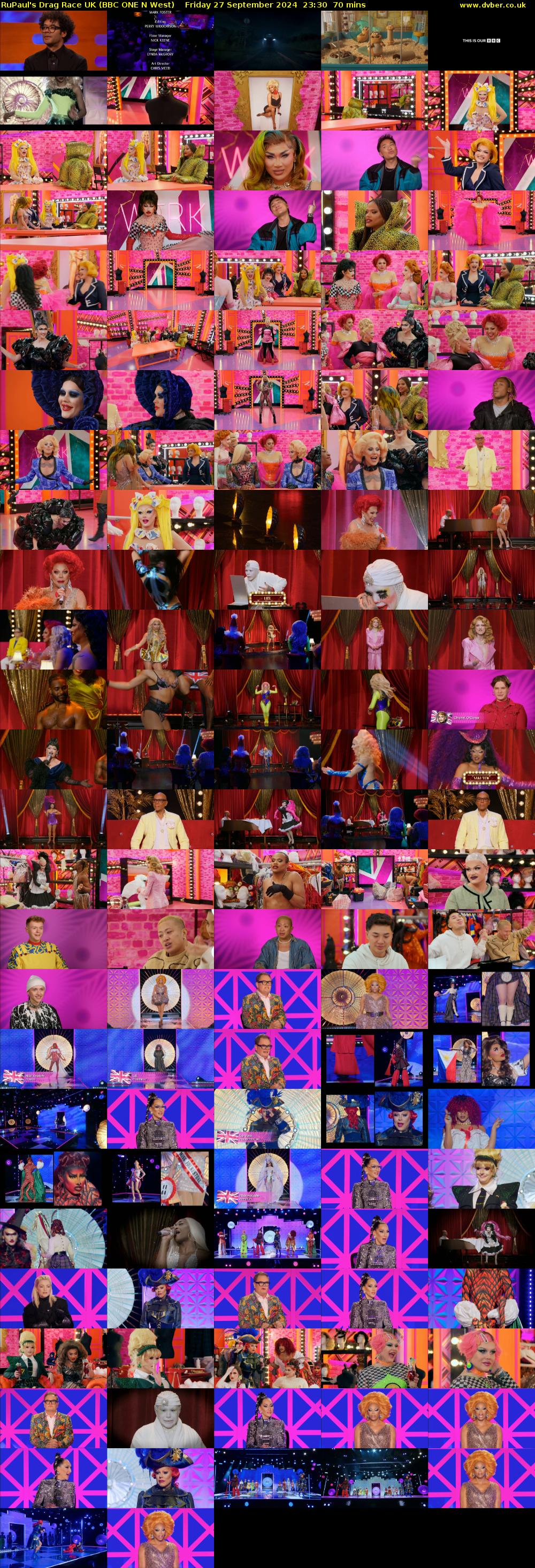 RuPaul's Drag Race UK (BBC ONE N West) Friday 27 September 2024 23:30 - 00:40