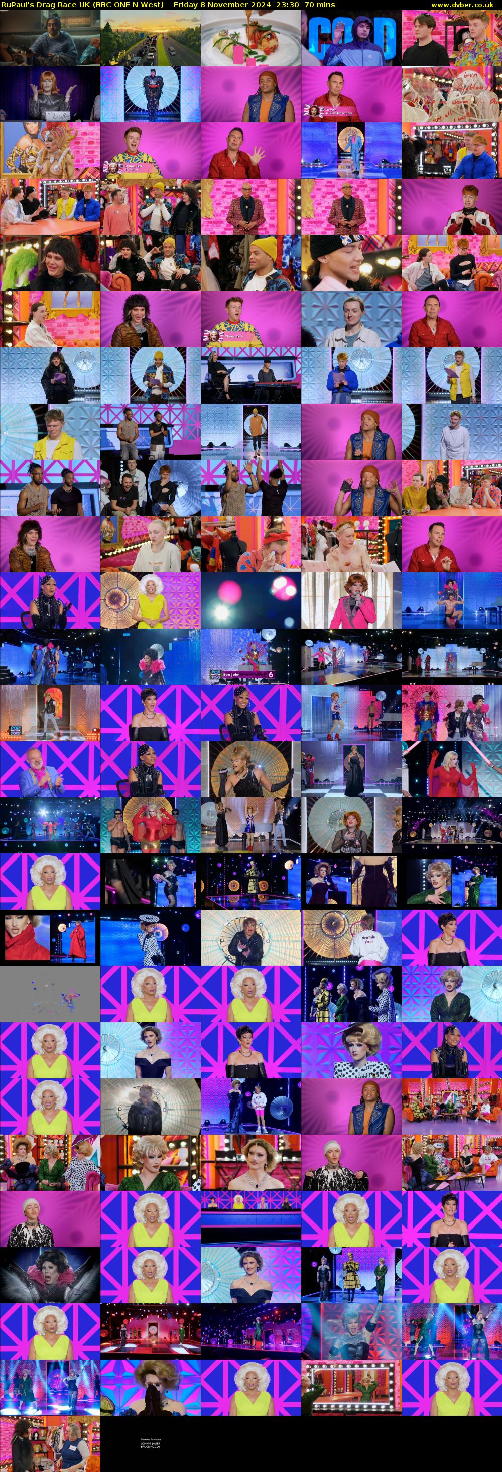 RuPaul's Drag Race UK (BBC ONE N West) Friday 8 November 2024 23:30 - 00:40