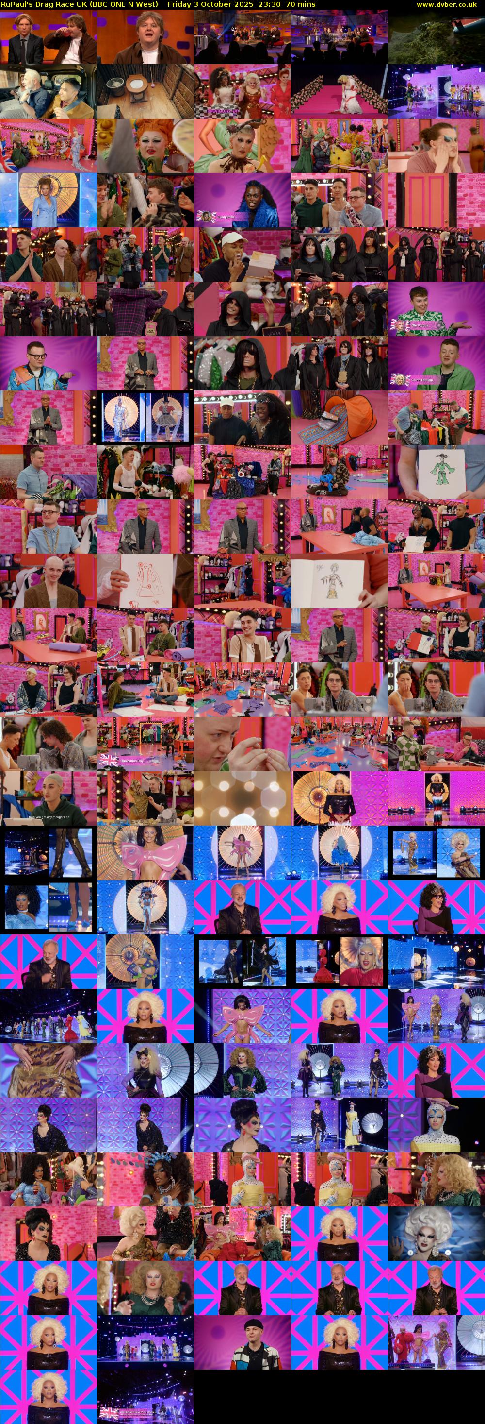 RuPaul's Drag Race UK (BBC ONE N West) Friday 3 October 2025 23:30 - 00:40