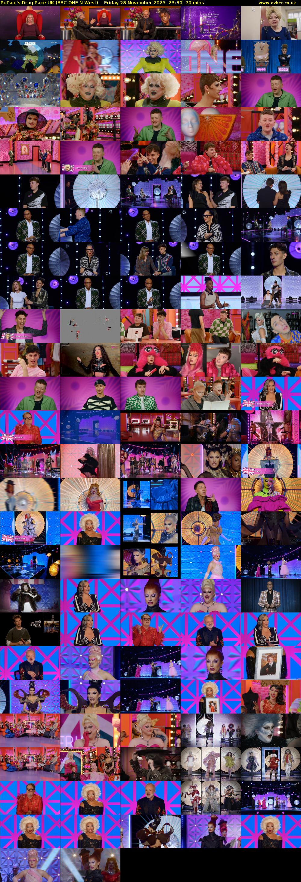 RuPaul's Drag Race UK (BBC ONE N West) Friday 28 November 2025 23:30 - 00:40