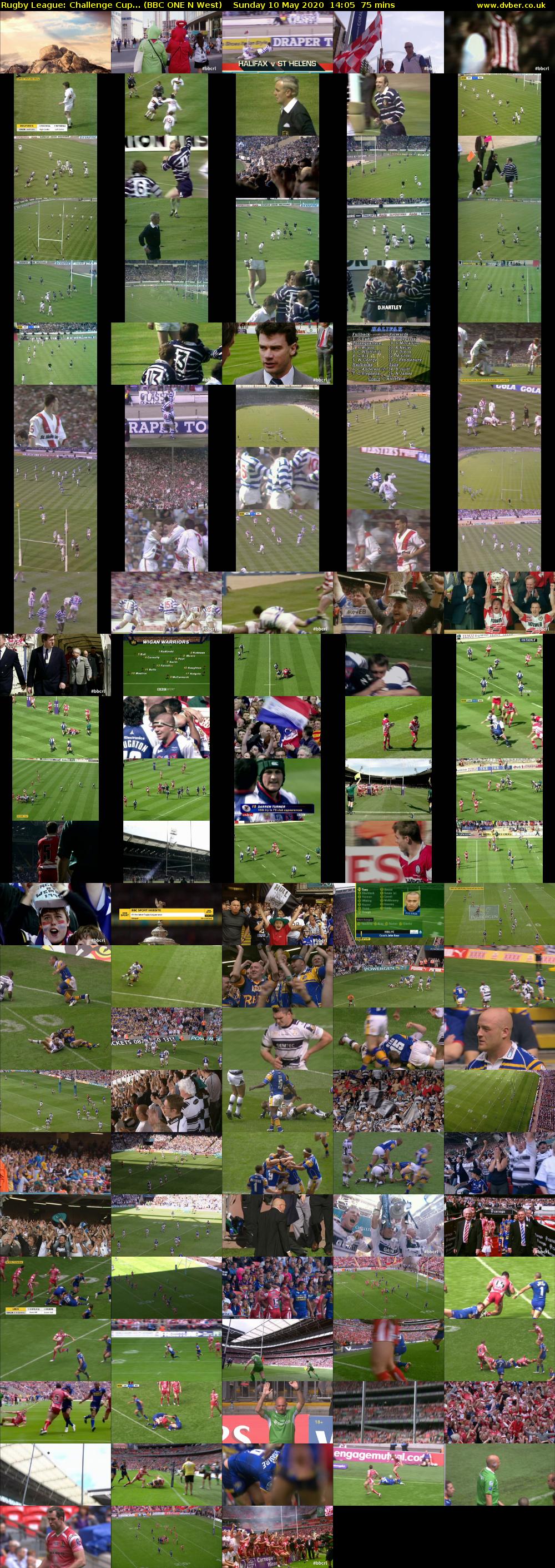 Rugby League: Challenge Cup... (BBC ONE N West) Sunday 10 May 2020 14:05 - 15:20