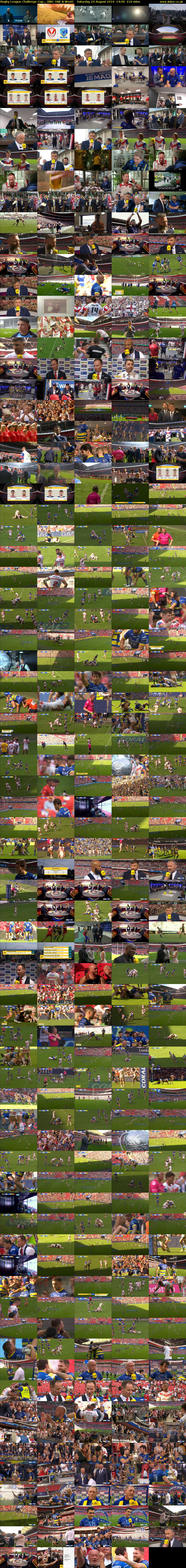 Rugby League Challenge Cup... (BBC ONE N West) Saturday 24 August 2019 14:00 - 17:30