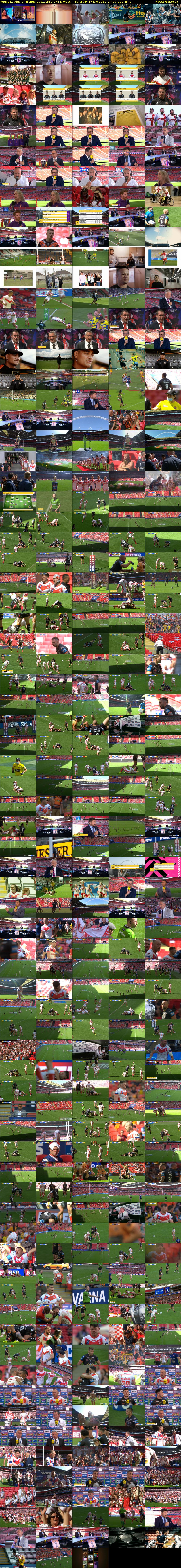 Rugby League Challenge Cup... (BBC ONE N West) Saturday 17 July 2021 14:00 - 17:40