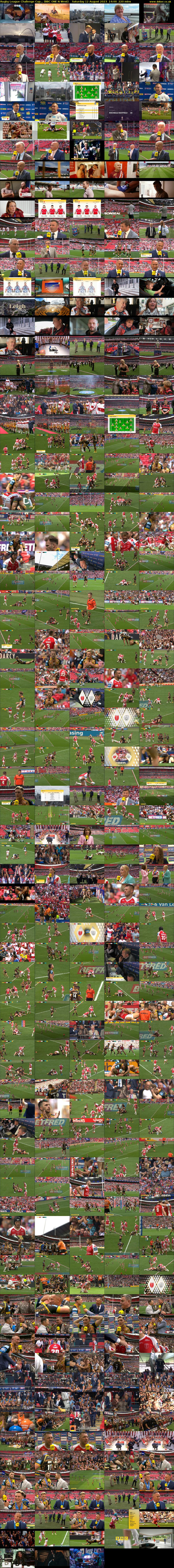 Rugby League Challenge Cup... (BBC ONE N West) Saturday 12 August 2023 14:00 - 17:40