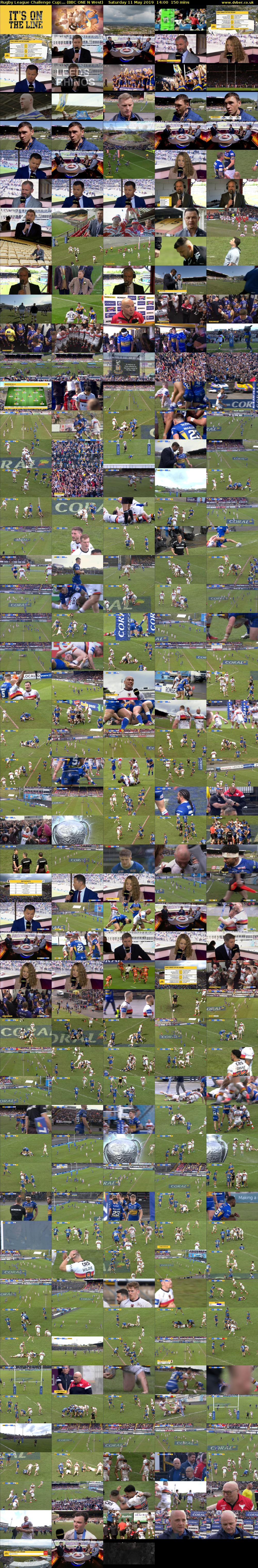 Rugby League Challenge Cup:... (BBC ONE N West) Saturday 11 May 2019 14:00 - 16:30