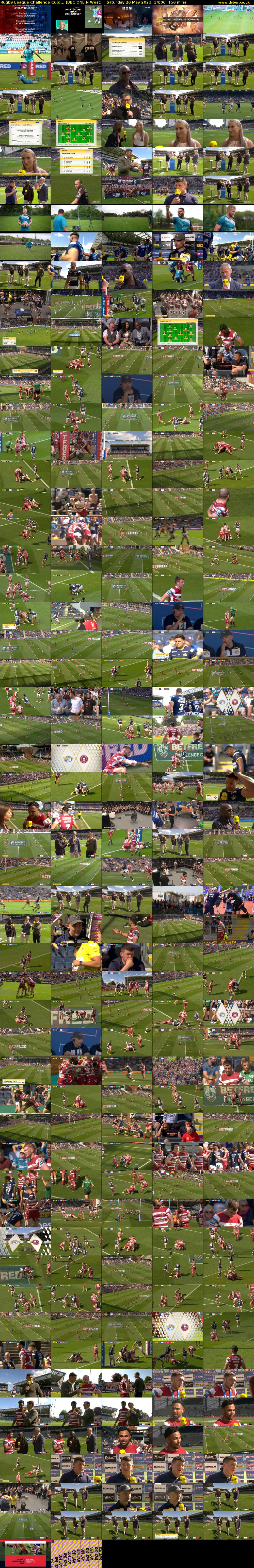 Rugby League Challenge Cup:... (BBC ONE N West) Saturday 20 May 2023 14:00 - 16:30