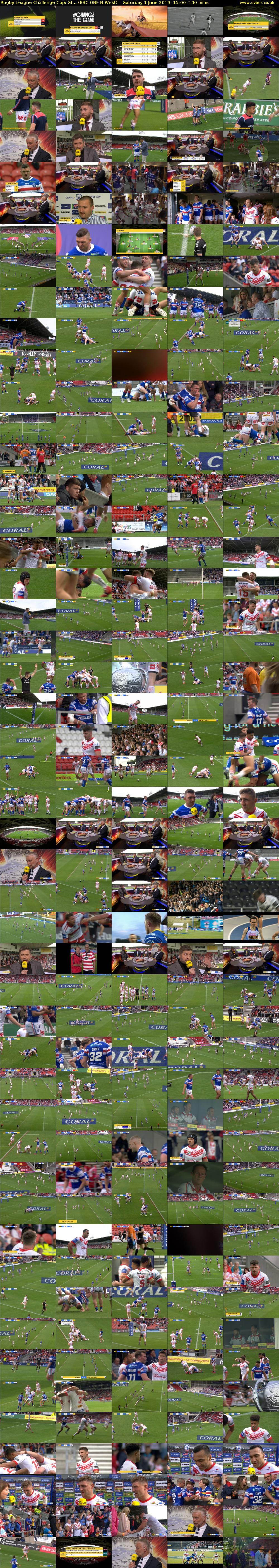 Rugby League Challenge Cup: St... (BBC ONE N West) Saturday 1 June 2019 15:00 - 17:20