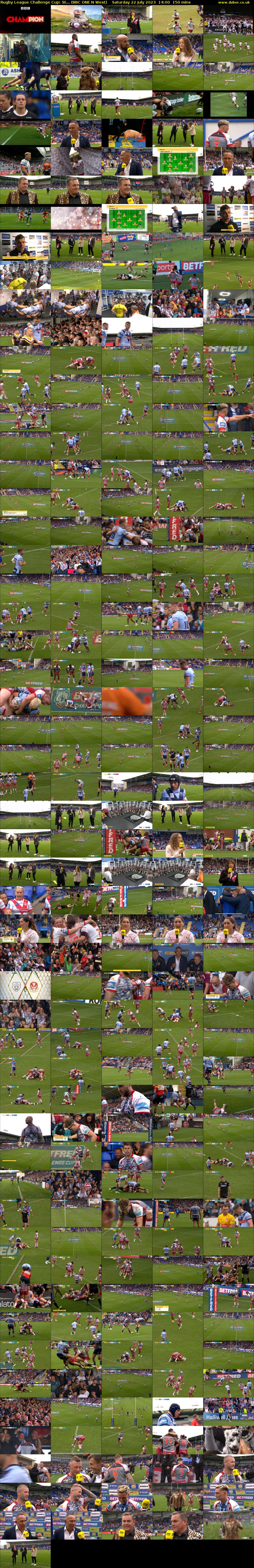 Rugby League Challenge Cup: St... (BBC ONE N West) Saturday 22 July 2023 14:00 - 16:30