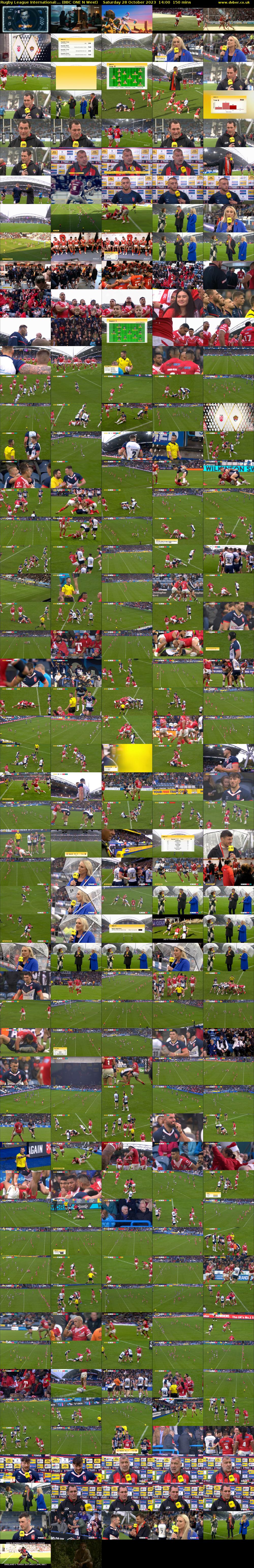 Rugby League International:... (BBC ONE N West) Saturday 28 October 2023 14:00 - 16:30