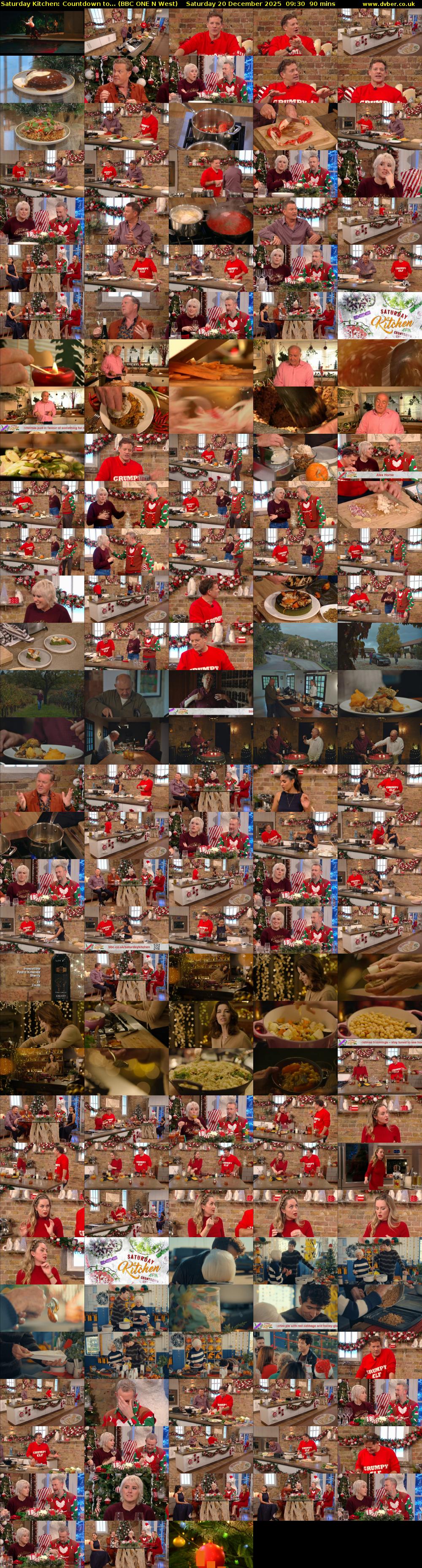 Saturday Kitchen: Countdown to... (BBC ONE N West) Saturday 20 December 2025 09:30 - 11:00