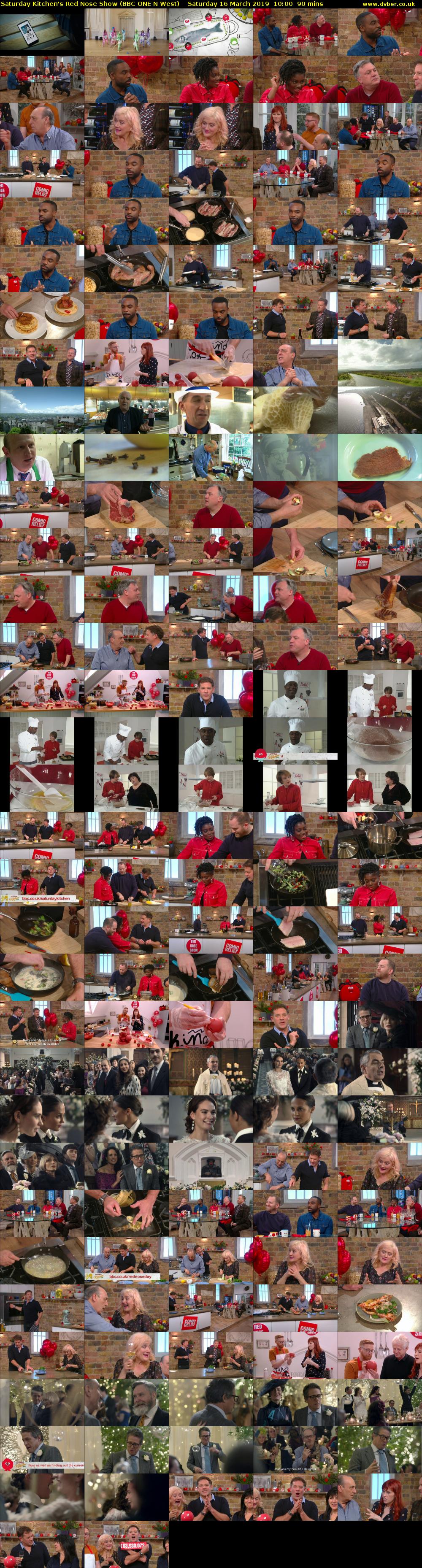 Saturday Kitchen's Red Nose Show (BBC ONE N West) Saturday 16 March 2019 10:00 - 11:30