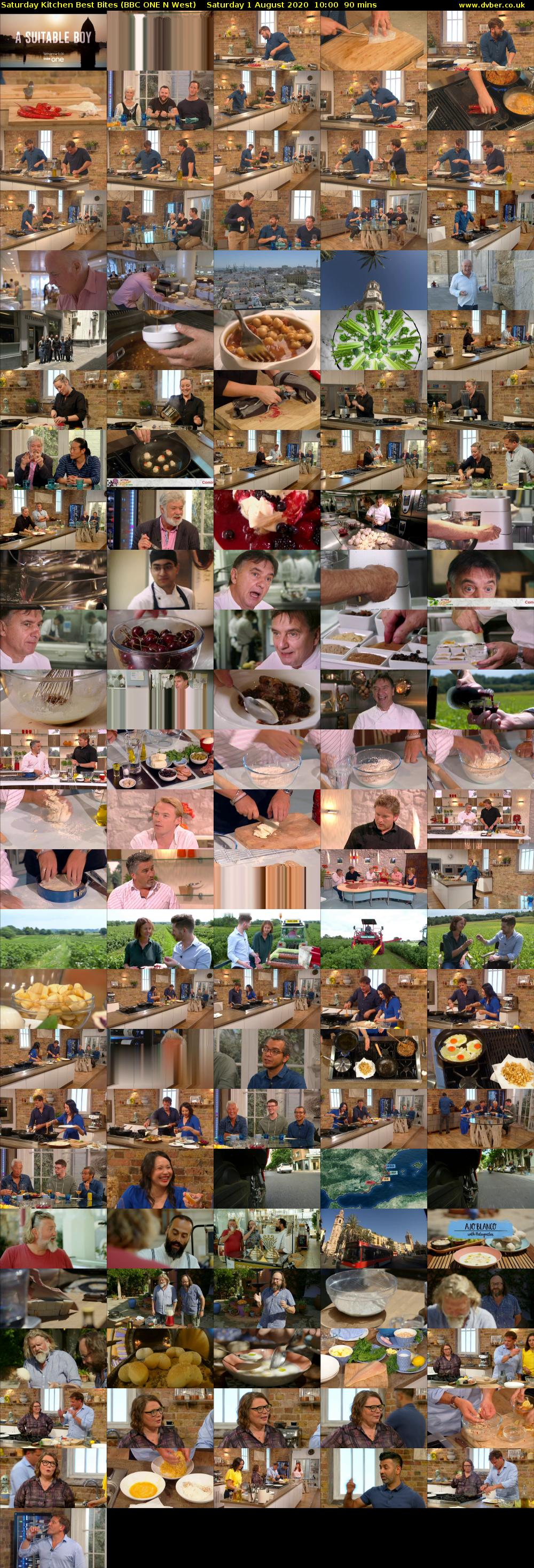 Saturday Kitchen Best Bites (BBC ONE N West) Saturday 1 August 2020 10:00 - 11:30