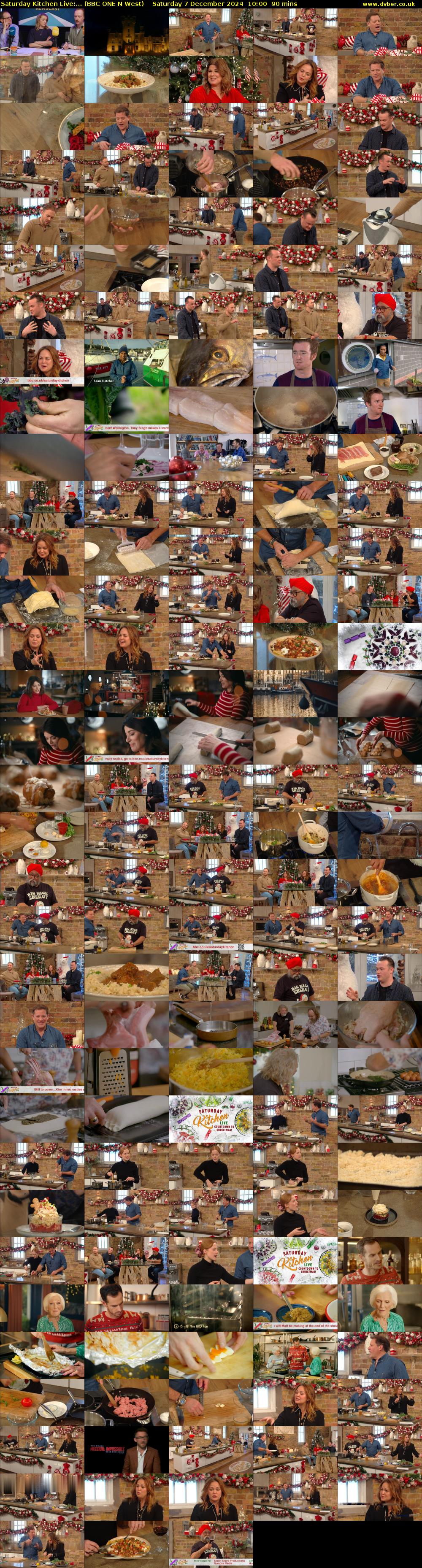 Saturday Kitchen Live:... (BBC ONE N West) Saturday 7 December 2024 10:00 - 11:30