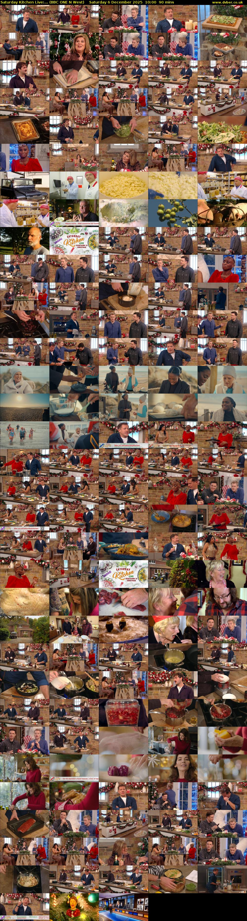 Saturday Kitchen Live:... (BBC ONE N West) Saturday 6 December 2025 10:00 - 11:30