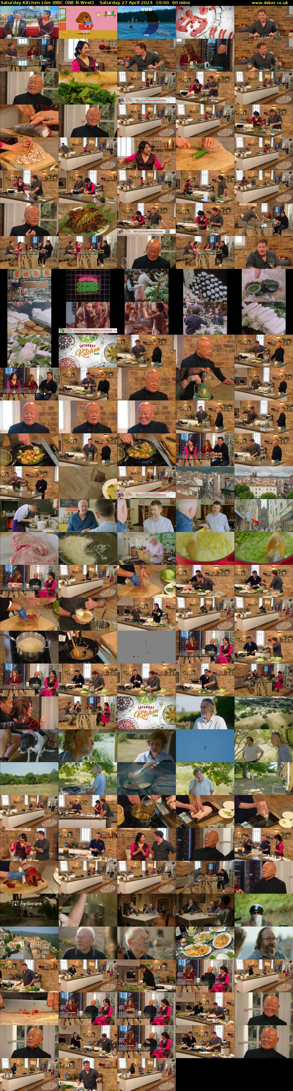 Saturday Kitchen Live (BBC ONE N West) Saturday 27 April 2024 10:00 - 11:30