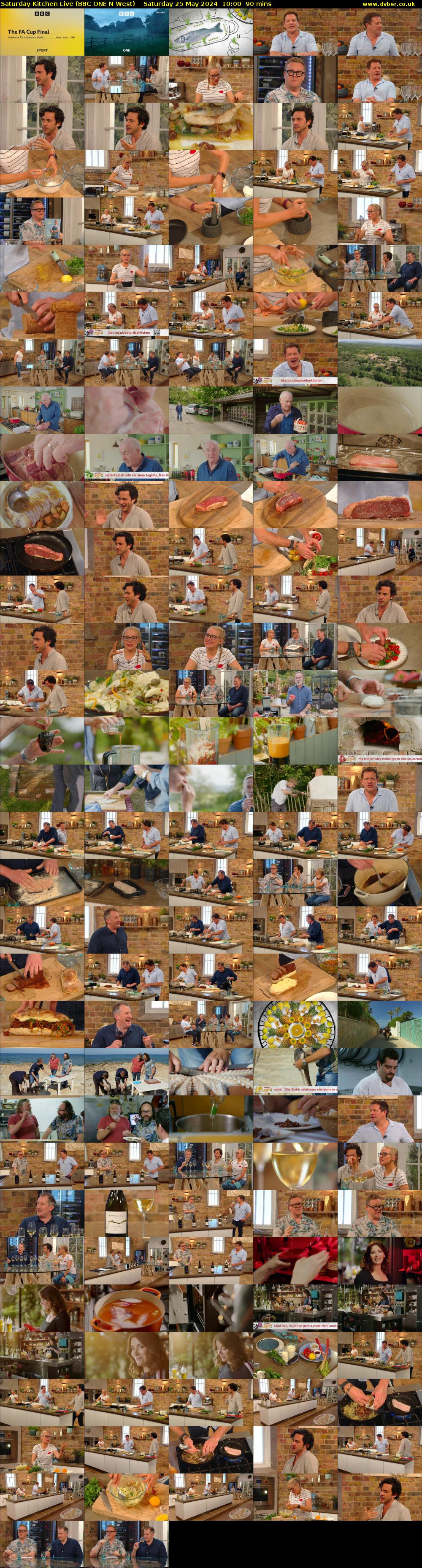 Saturday Kitchen Live (BBC ONE N West) Saturday 25 May 2024 10:00 - 11:30