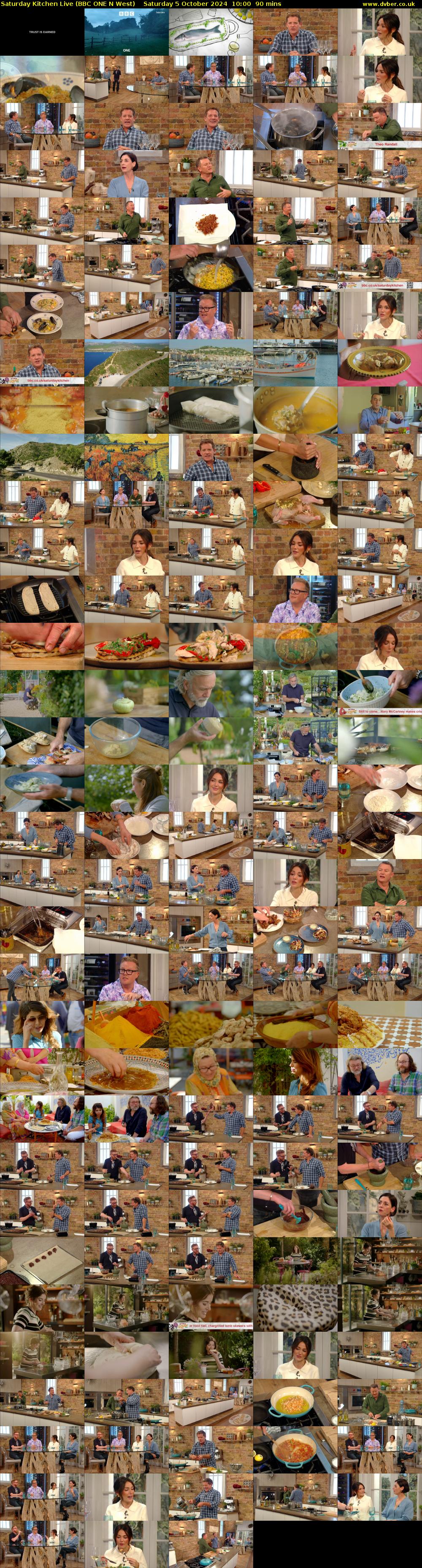 Saturday Kitchen Live (BBC ONE N West) Saturday 5 October 2024 10:00 - 11:30