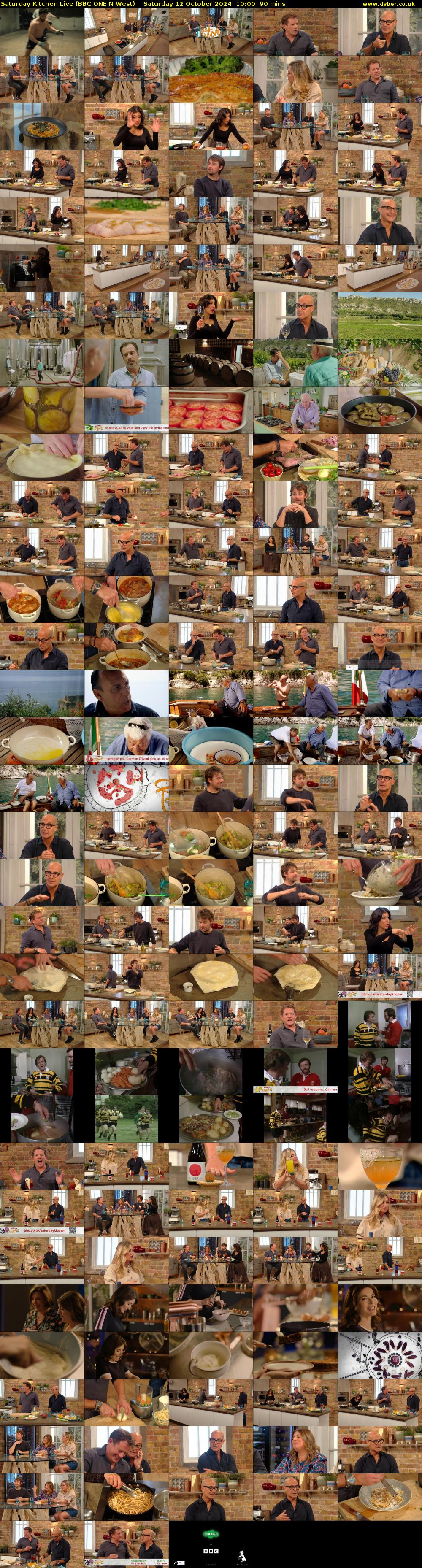 Saturday Kitchen Live (BBC ONE N West) Saturday 12 October 2024 10:00 - 11:30