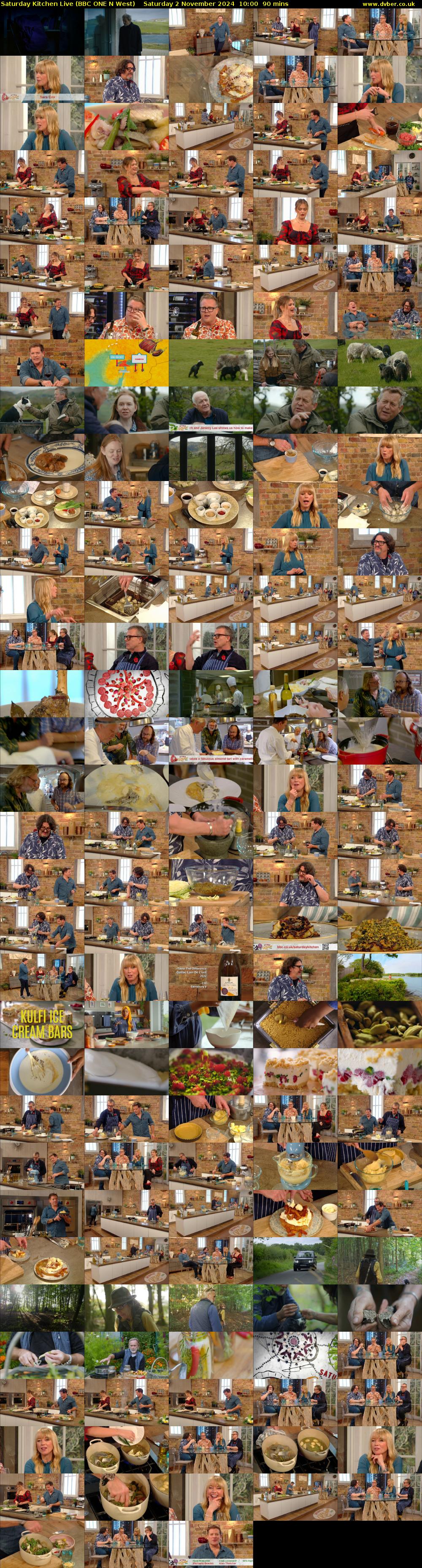 Saturday Kitchen Live (BBC ONE N West) Saturday 2 November 2024 10:00 - 11:30