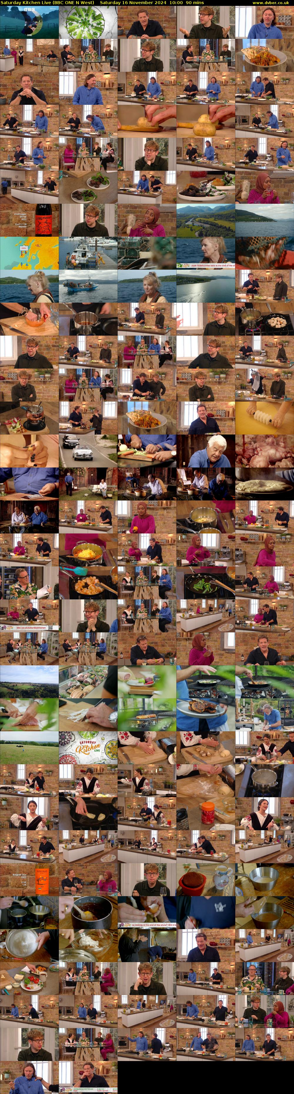 Saturday Kitchen Live (BBC ONE N West) Saturday 16 November 2024 10:00 - 11:30