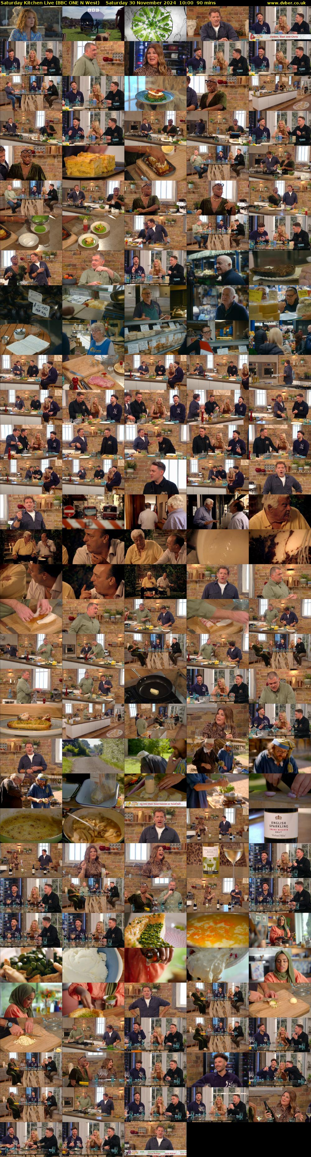 Saturday Kitchen Live (BBC ONE N West) Saturday 30 November 2024 10:00 - 11:30