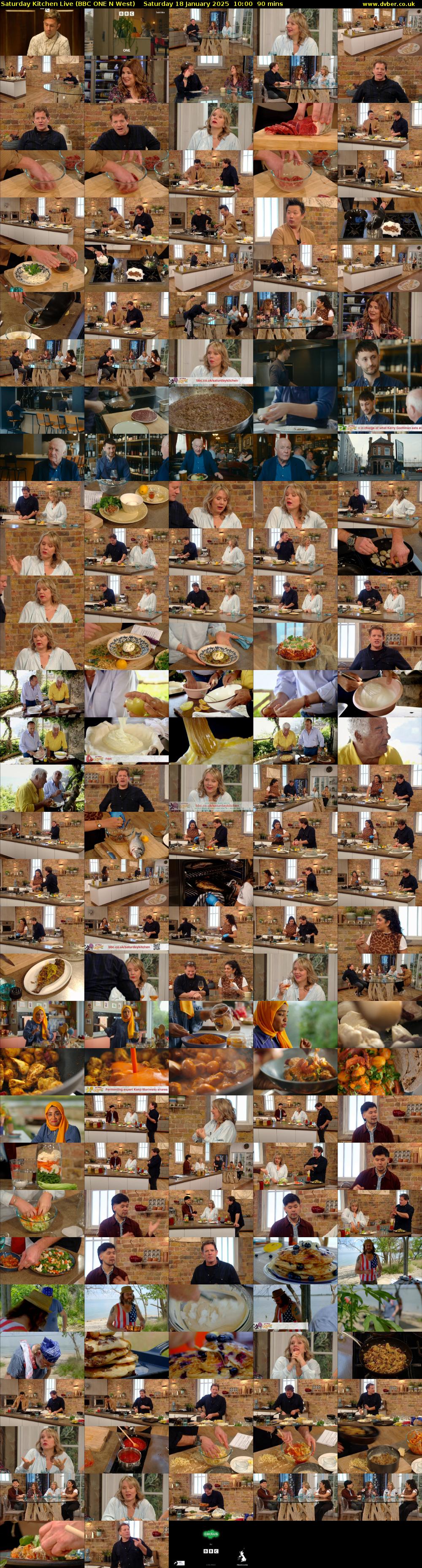 Saturday Kitchen Live (BBC ONE N West) Saturday 18 January 2025 10:00 - 11:30