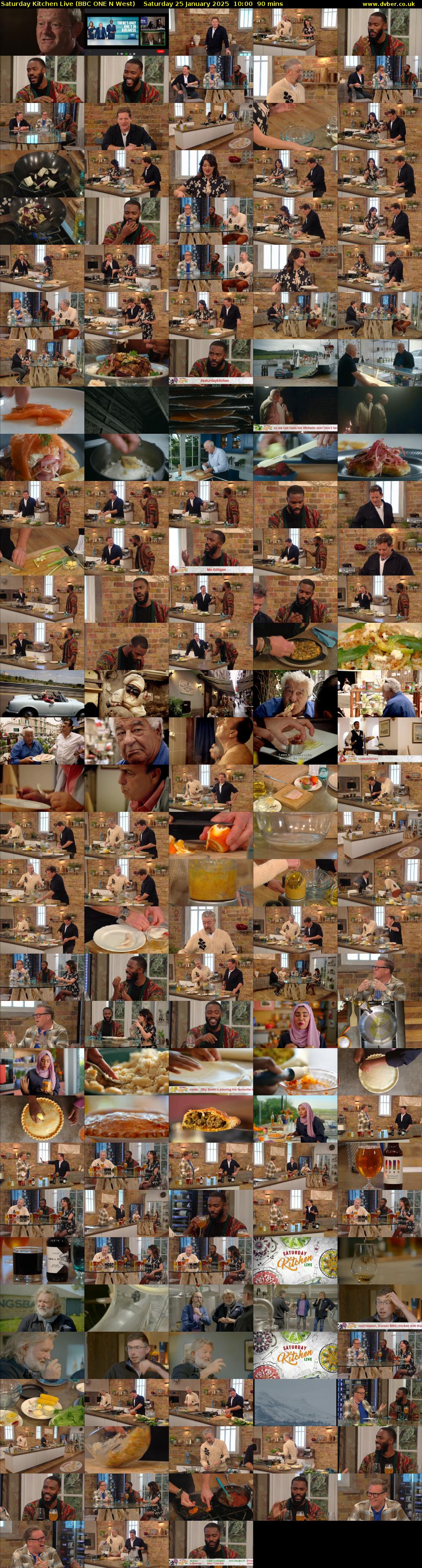 Saturday Kitchen Live (BBC ONE N West) Saturday 25 January 2025 10:00 - 11:30