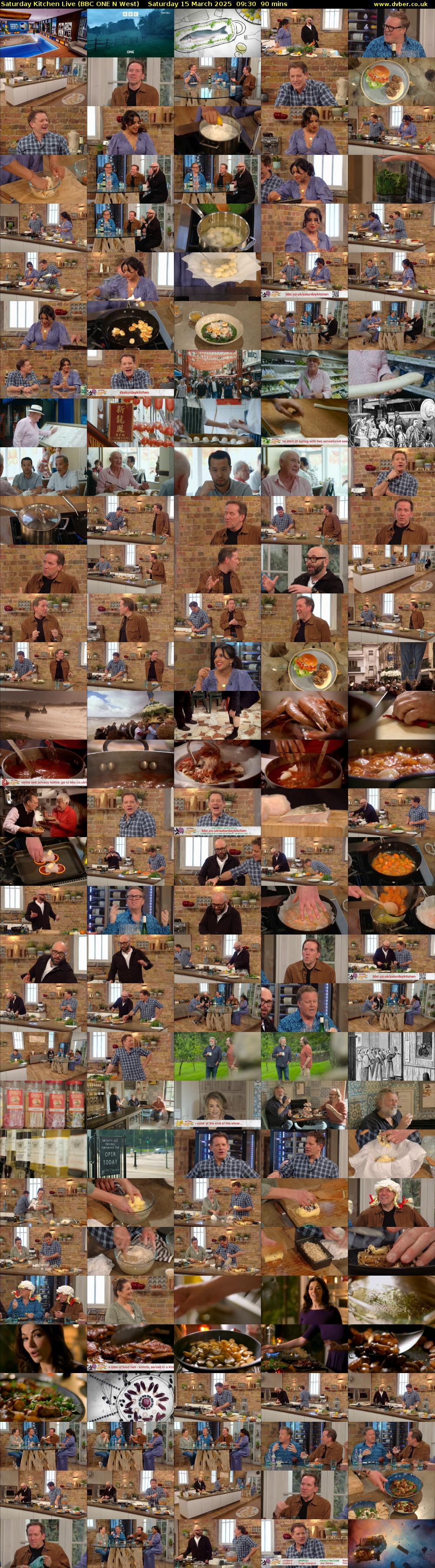 Saturday Kitchen Live (BBC ONE N West) Saturday 15 March 2025 09:30 - 11:00