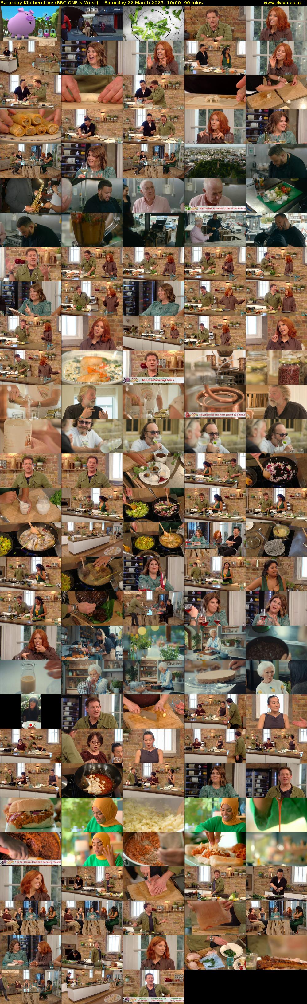 Saturday Kitchen Live (BBC ONE N West) Saturday 22 March 2025 10:00 - 11:30