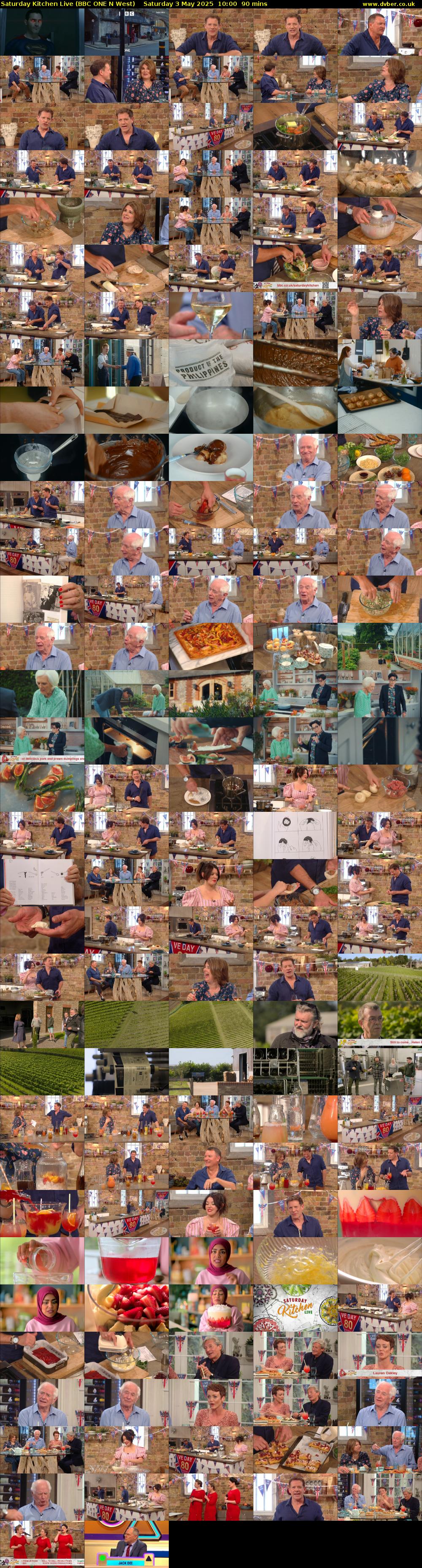 Saturday Kitchen Live (BBC ONE N West) Saturday 3 May 2025 10:00 - 11:30