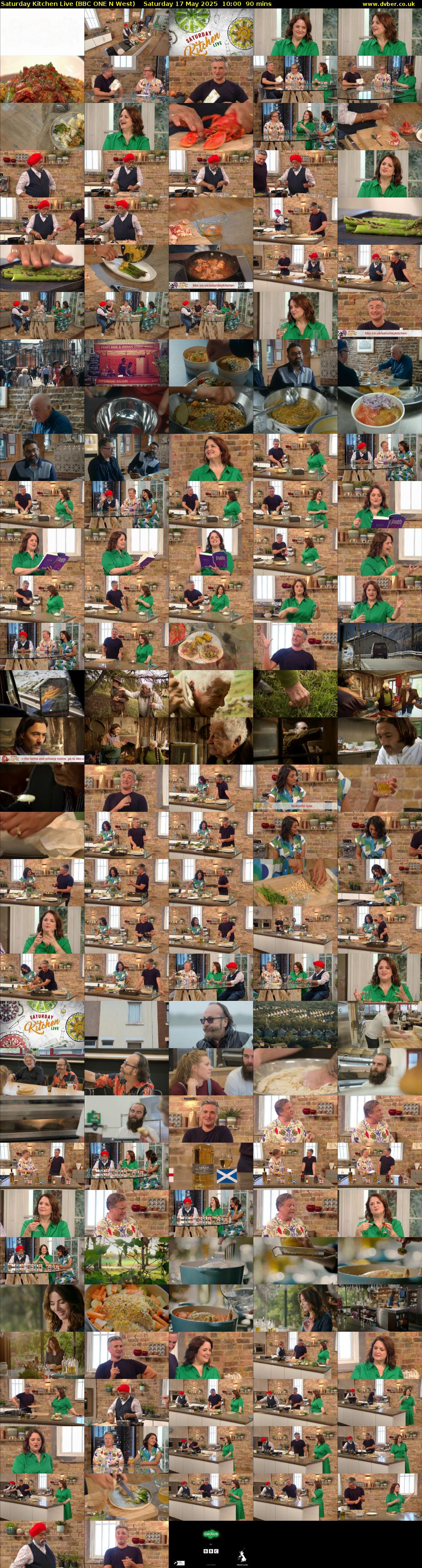 Saturday Kitchen Live (BBC ONE N West) Saturday 17 May 2025 10:00 - 11:30