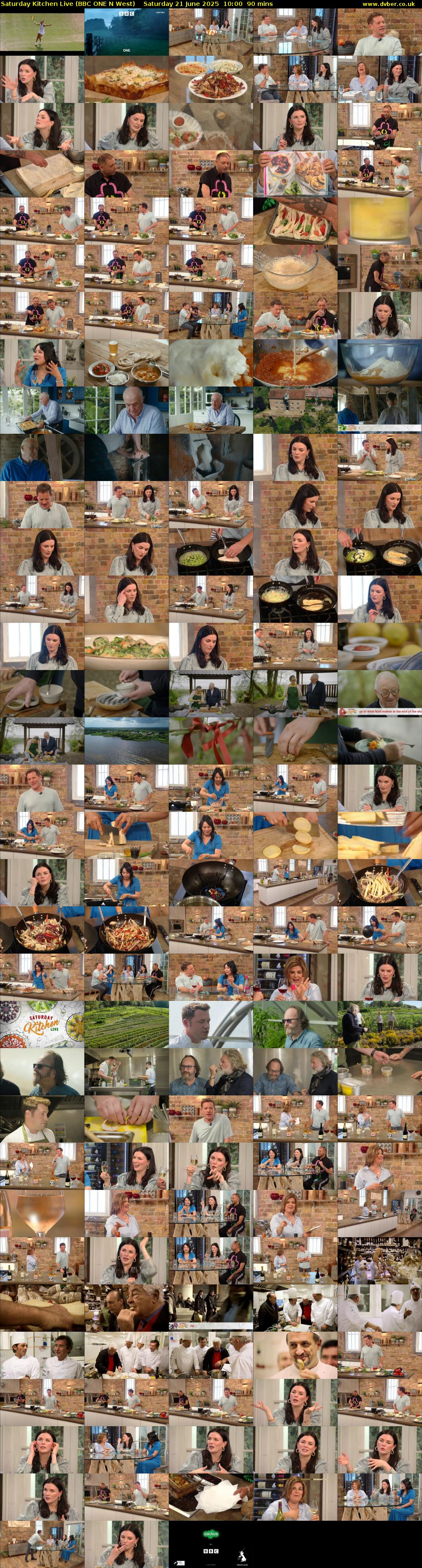 Saturday Kitchen Live (BBC ONE N West) Saturday 21 June 2025 10:00 - 11:30