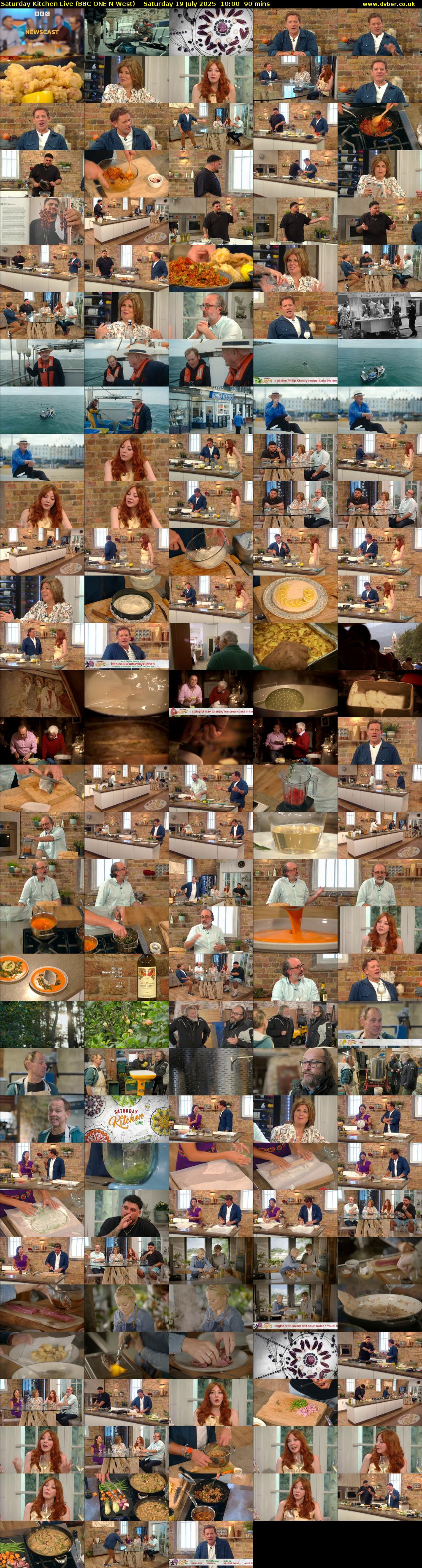 Saturday Kitchen Live (BBC ONE N West) Saturday 19 July 2025 10:00 - 11:30