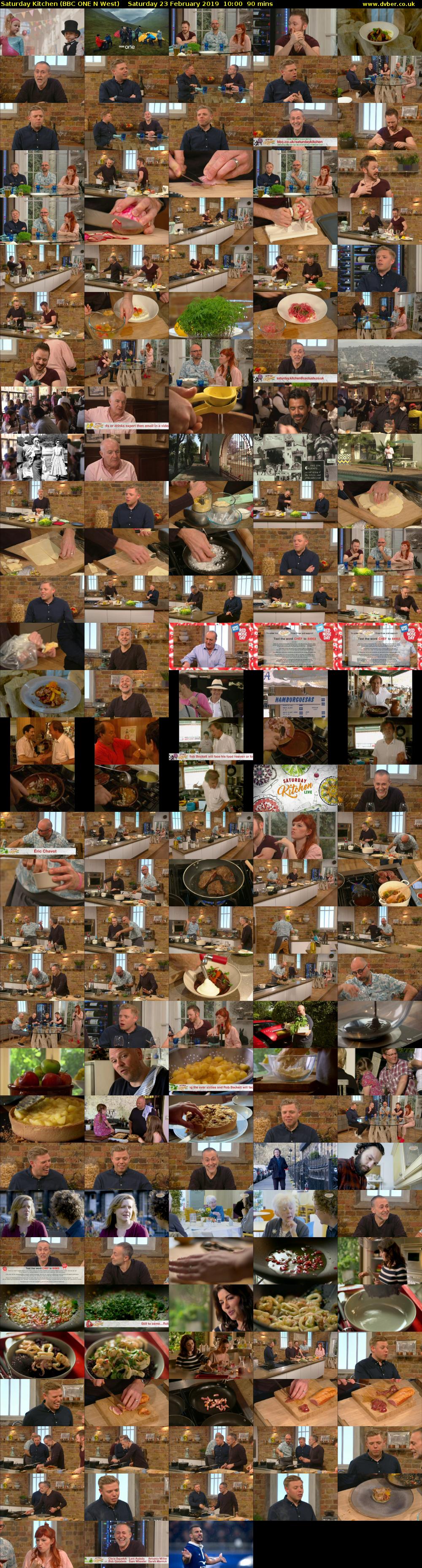 Saturday Kitchen (BBC ONE N West) Saturday 23 February 2019 10:00 - 11:30