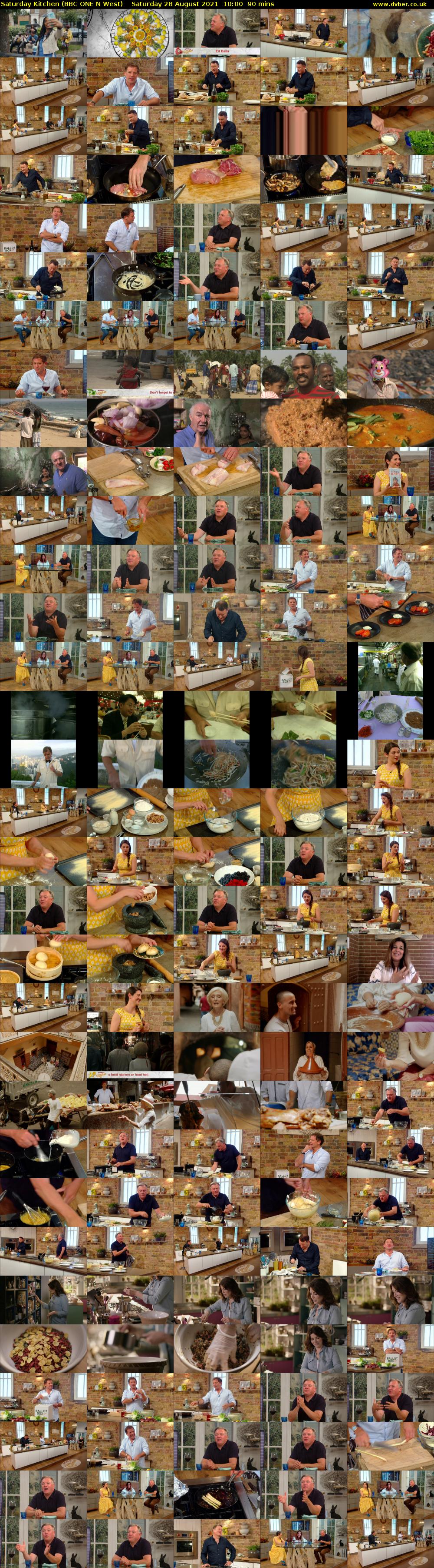 Saturday Kitchen (BBC ONE N West) Saturday 28 August 2021 10:00 - 11:30