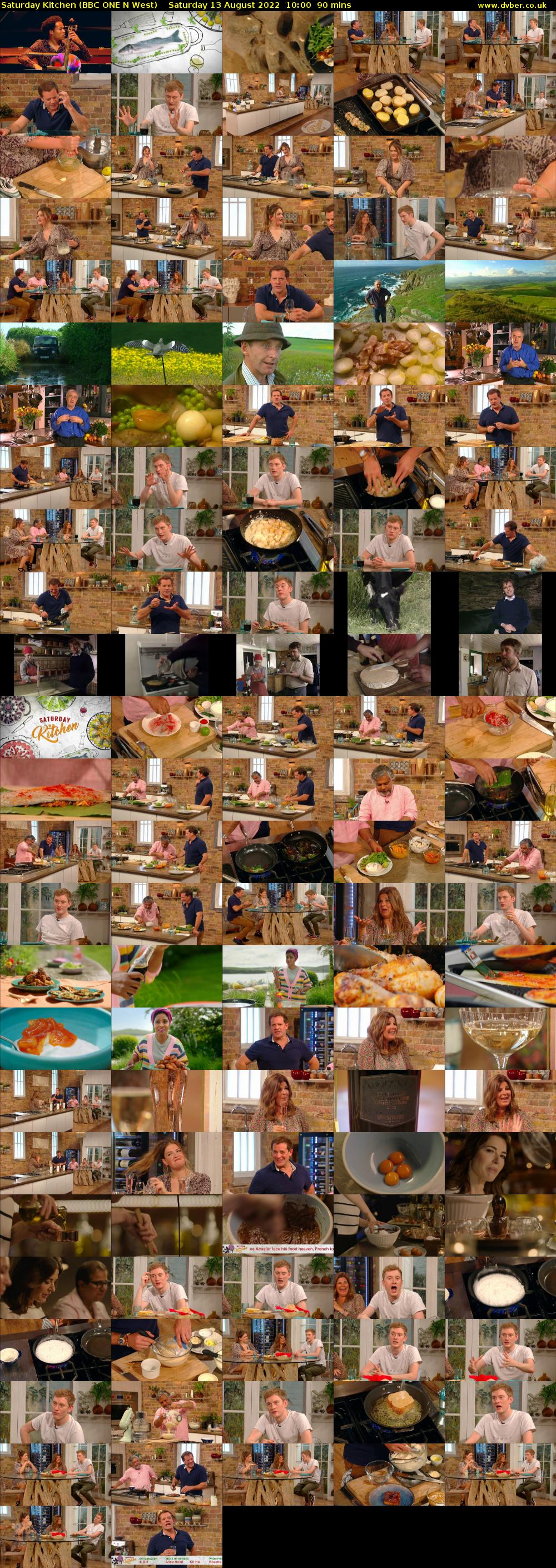 Saturday Kitchen (BBC ONE N West) Saturday 13 August 2022 10:00 - 11:30