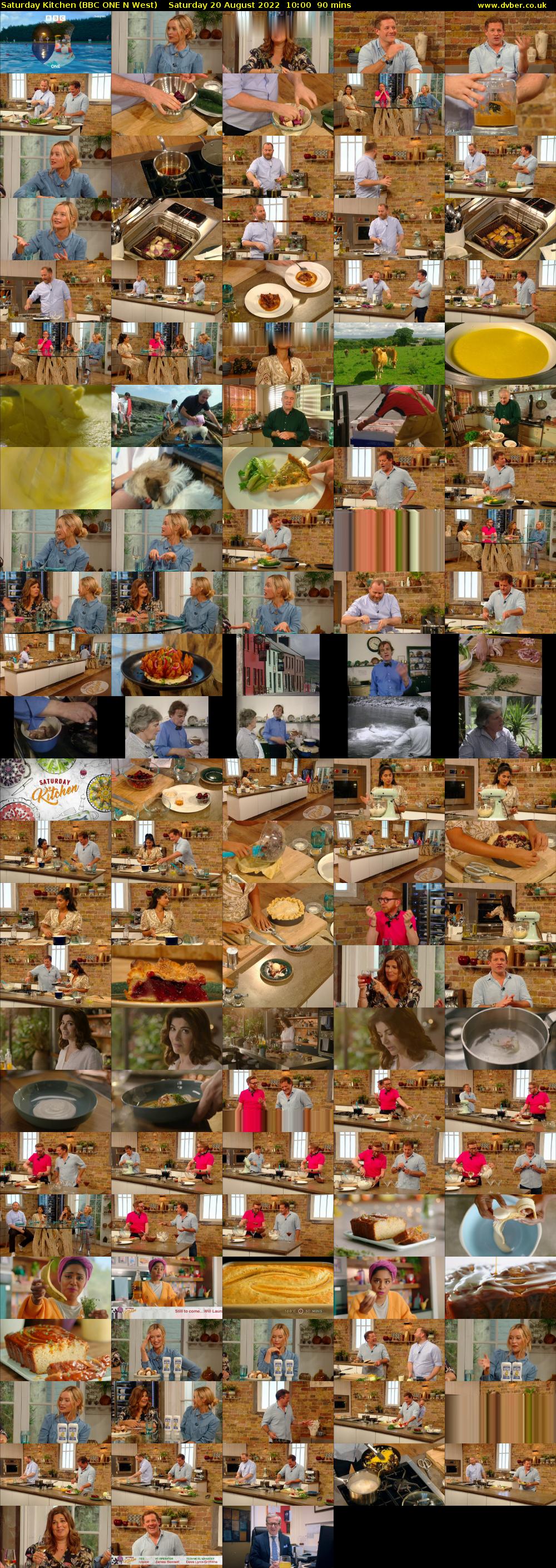 Saturday Kitchen (BBC ONE N West) Saturday 20 August 2022 10:00 - 11:30