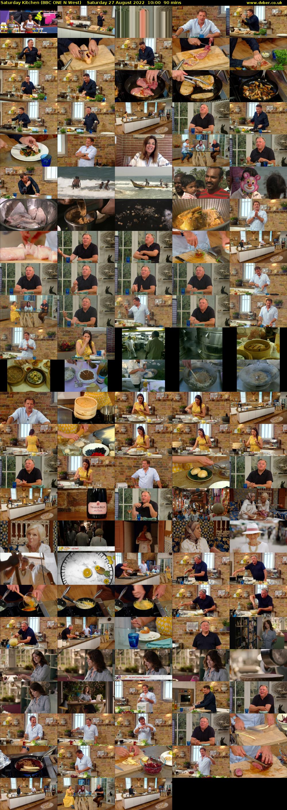 Saturday Kitchen (BBC ONE N West) Saturday 27 August 2022 10:00 - 11:30