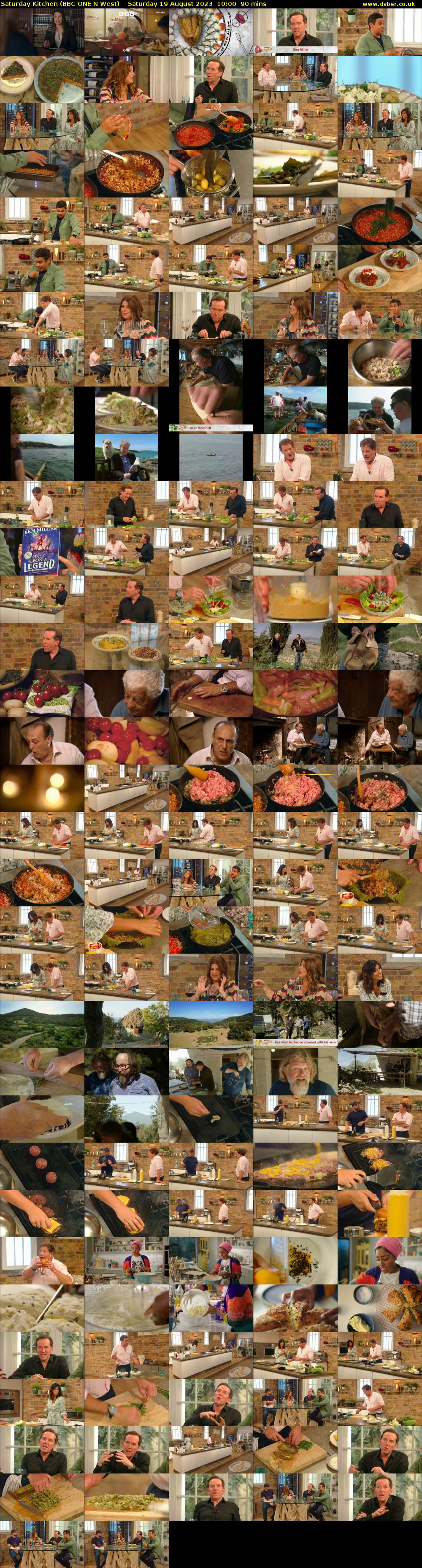 Saturday Kitchen (BBC ONE N West) Saturday 19 August 2023 10:00 - 11:30