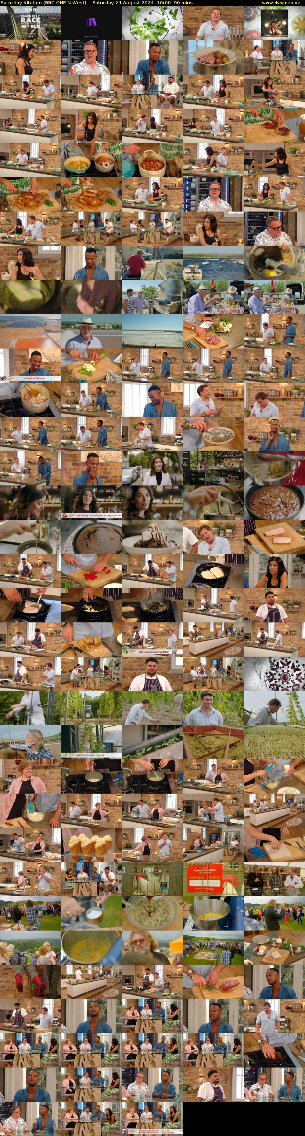 Saturday Kitchen (BBC ONE N West) Saturday 24 August 2024 10:00 - 11:30