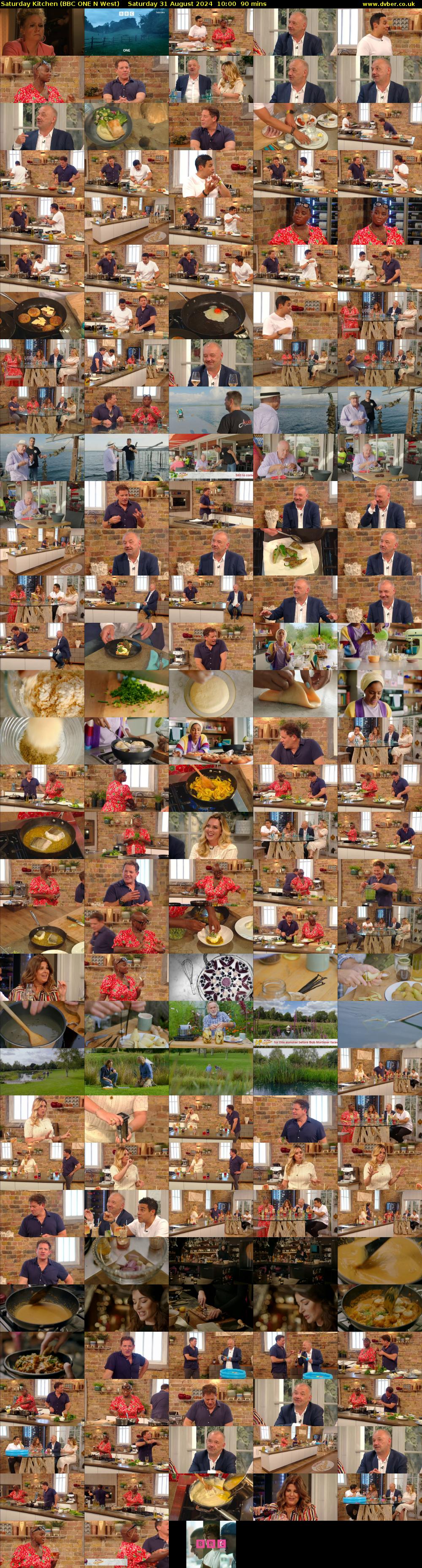 Saturday Kitchen (BBC ONE N West) Saturday 31 August 2024 10:00 - 11:30