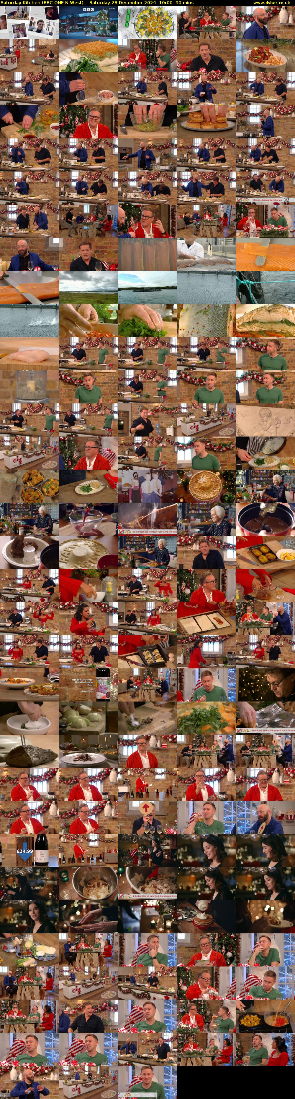 Saturday Kitchen (BBC ONE N West) Saturday 28 December 2024 10:00 - 11:30
